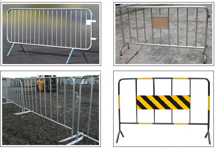 Removable Temporary crowd control barrier