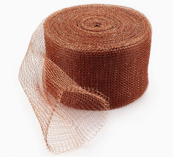 Knitted copper wire mesh